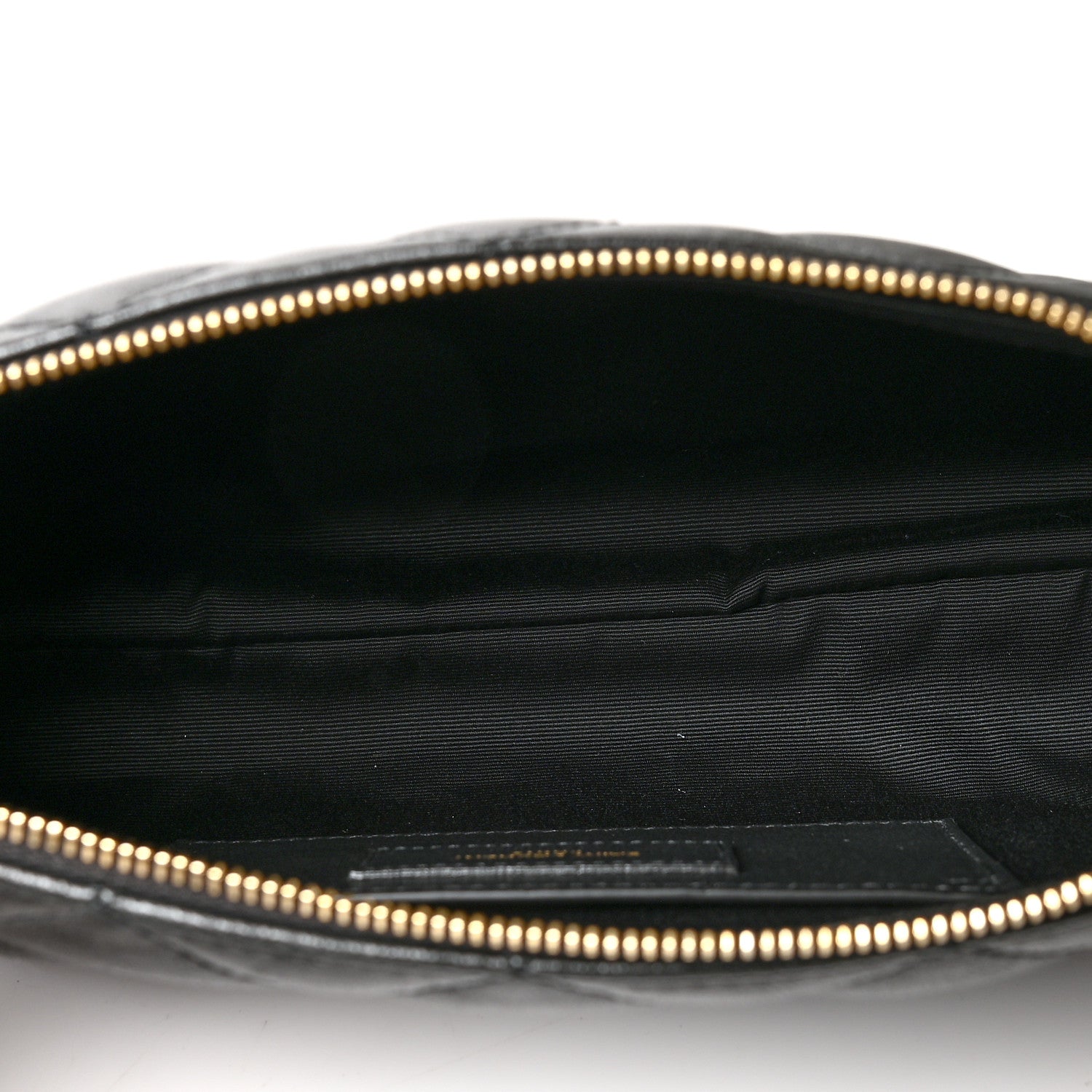 Saint Laurent Lambskin Quilted Maxi Icare Shopping Tote Black 7 of 11