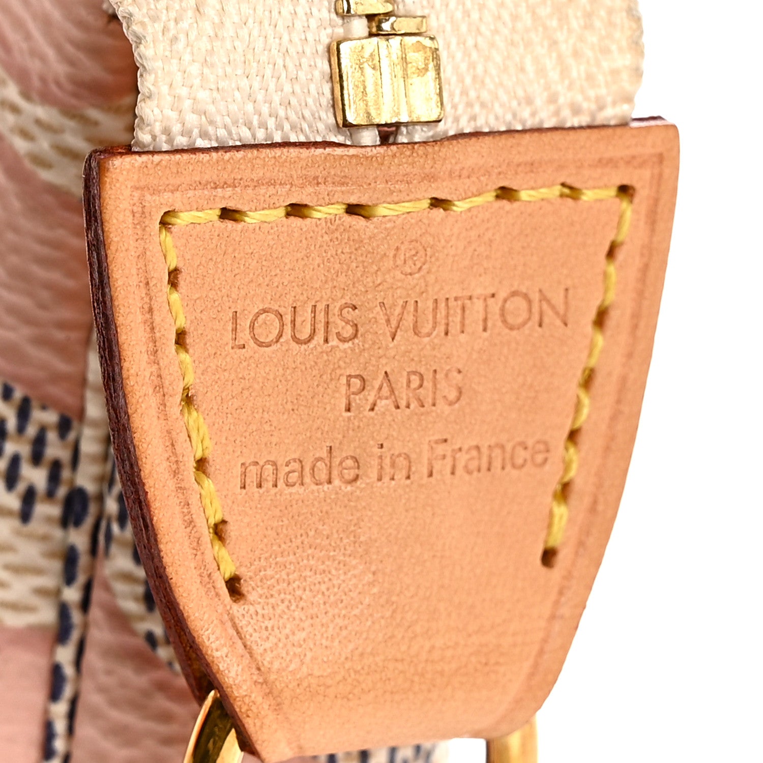 Louis Vuitton Damier Azur Tahitienne Mini Pochette Accessories 6 of 8