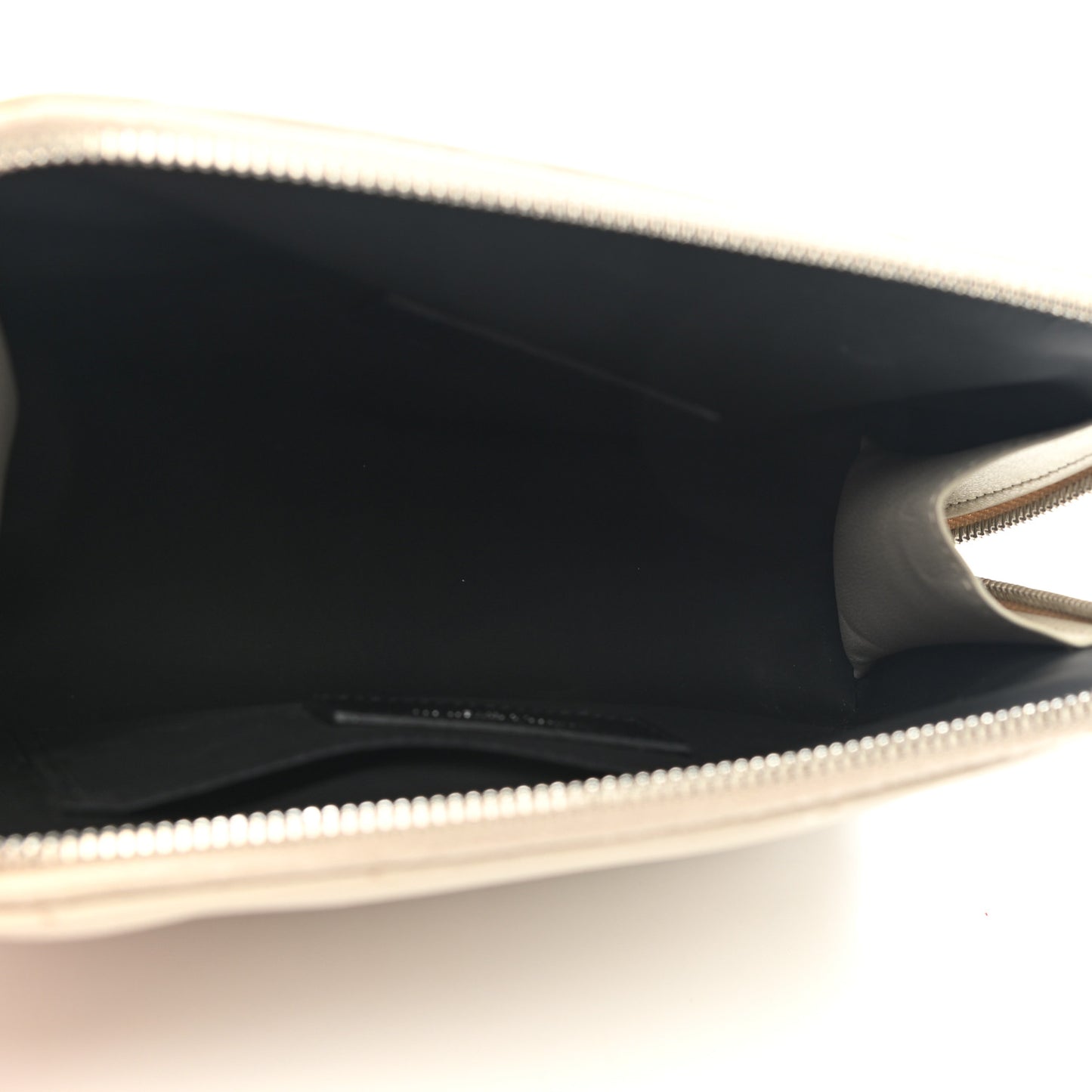 Lambskin Matelasse Cosmetic Case Ivory