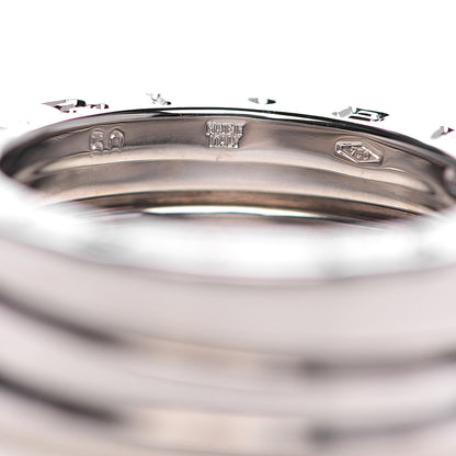 Bulgari 18K White Gold B.Zero1 Three-Band Ring 50 5.25 5 of 6