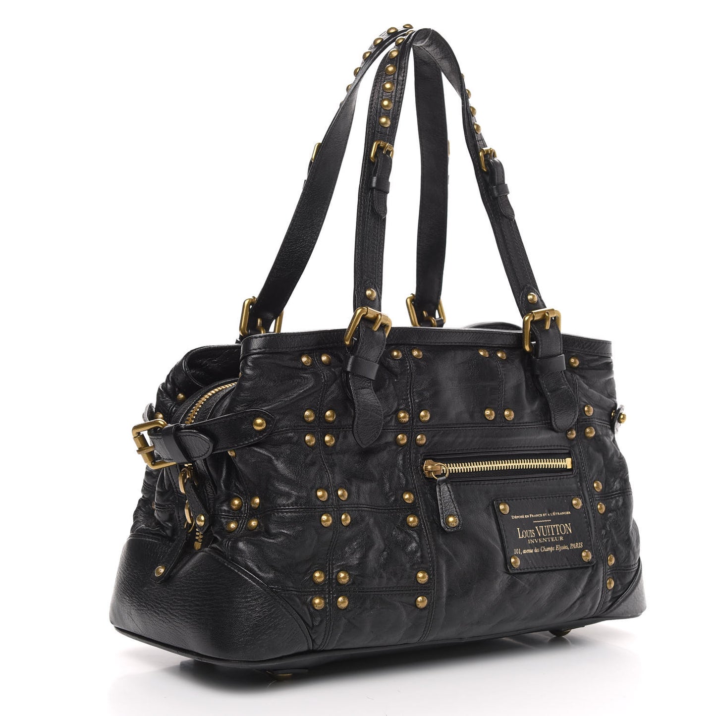 Lambskin Riveting Black
