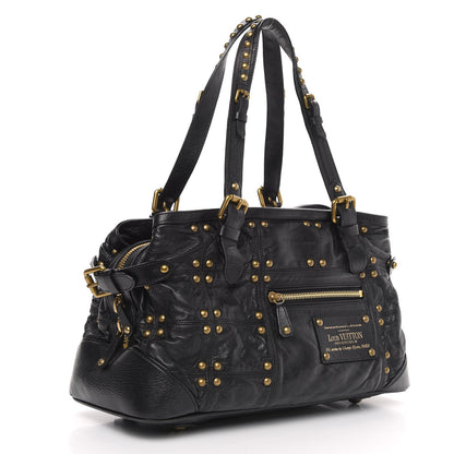 Louis Vuitton Lambskin Riveting Black 3 of 14
