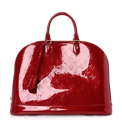 Louis Vuitton Vernis Alma MM Pomme D'Amour 1 of 8