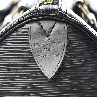 Louis Vuitton Epi Speedy 25 Black 6 of 13