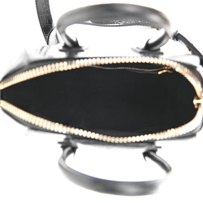 Givenchy Calfskin Crocodile Embossed Mini Antigona Black 5 of 11