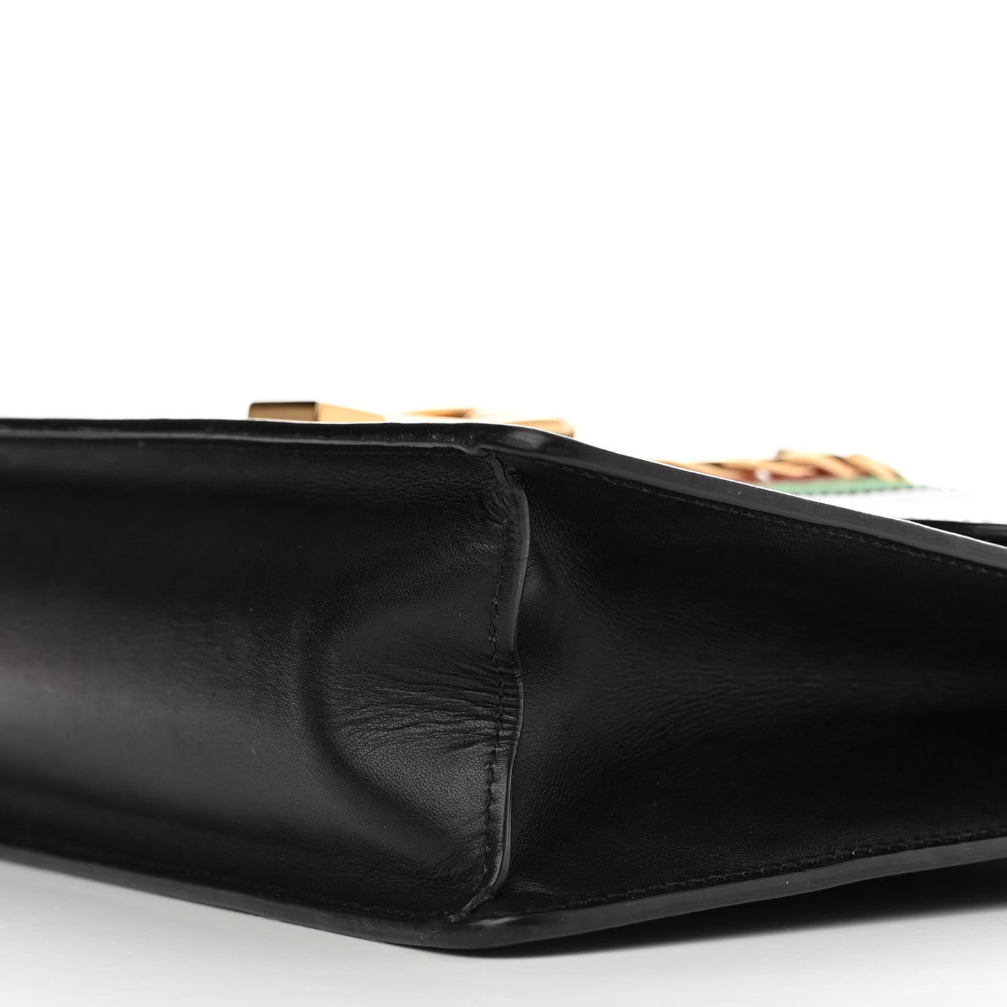 Calfskin Small Sylvie Shoulder Bag Black
