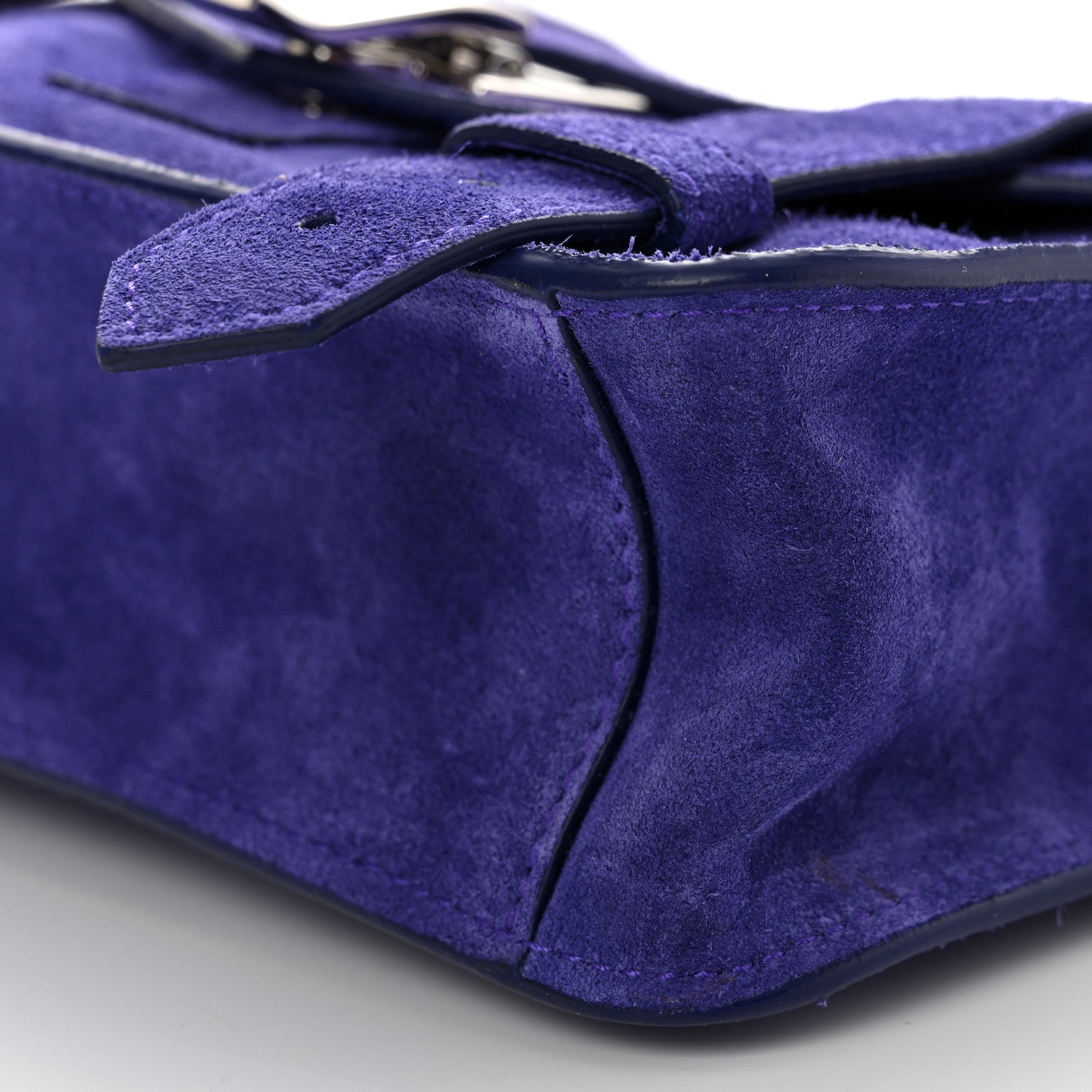 Proenza Schouler Suede PS1 Mini Pouch Messenger Bag Amethyst 11 of 11