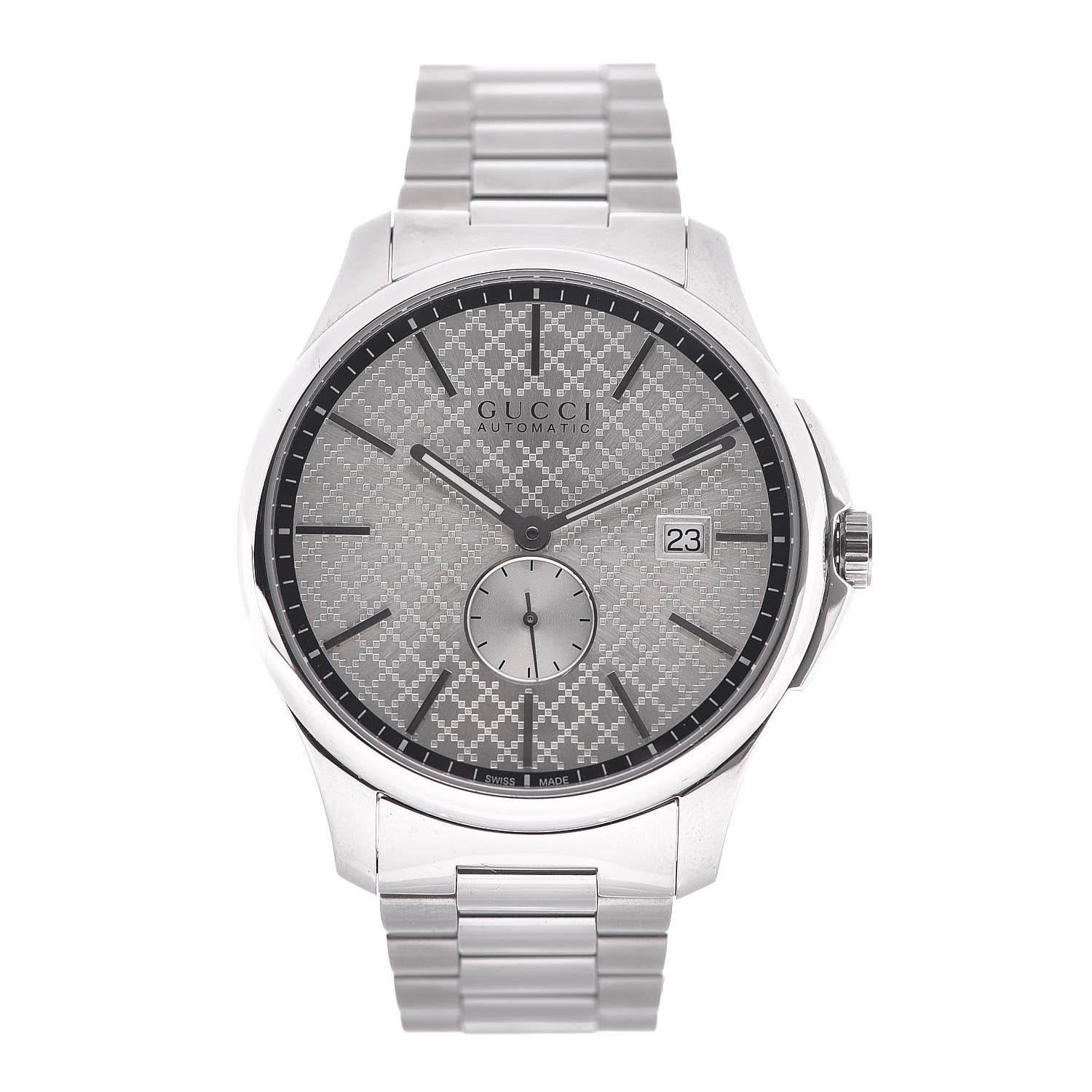Gucci Stainless Steel 40mm G-Timeless Automatic Watch 1 of 9