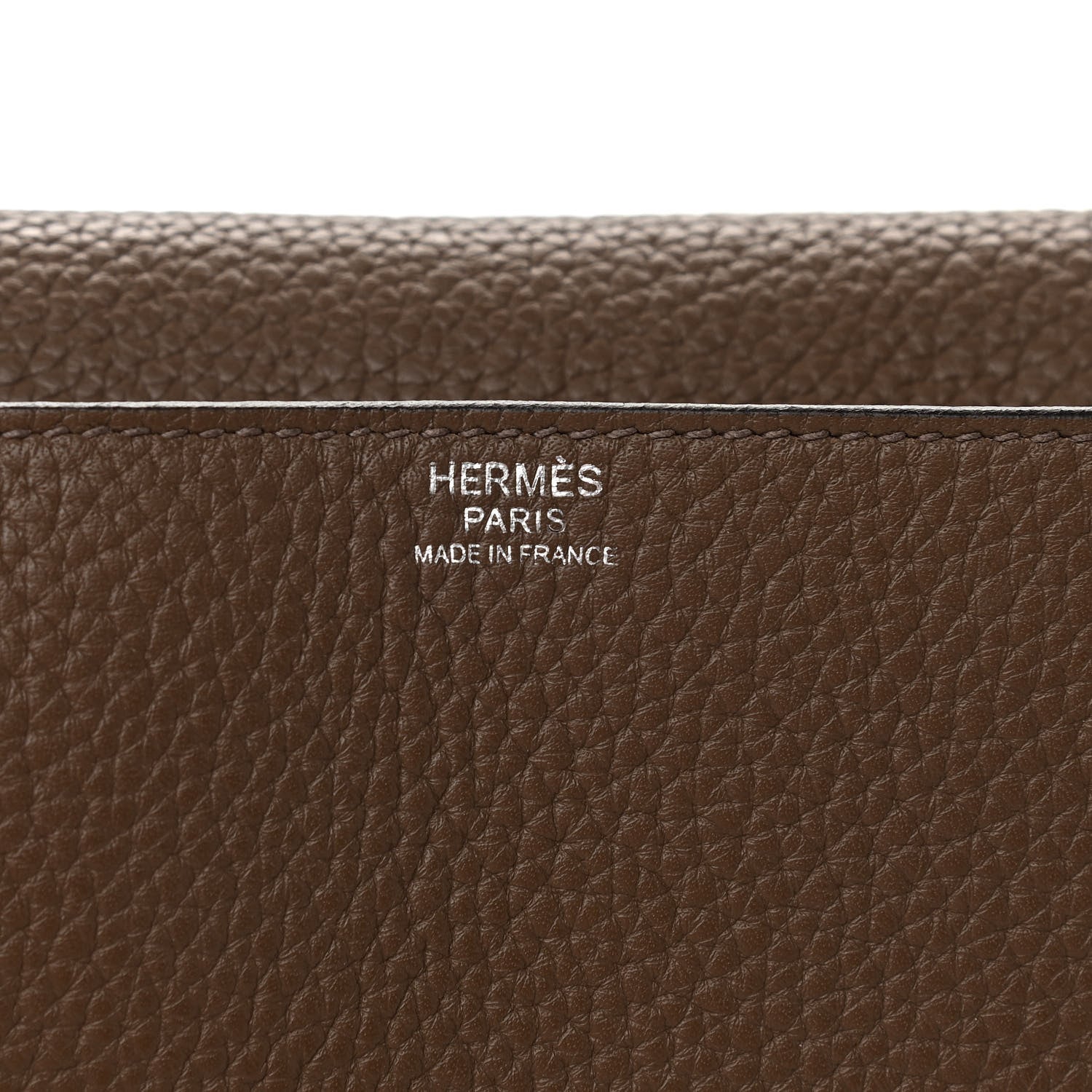 Hermes Taurillon Clemence Steve Caporal Messenger Cacao 5 of 9