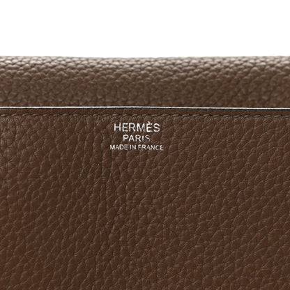 Hermes Taurillon Clemence Steve Caporal Messenger Cacao 5 of 9