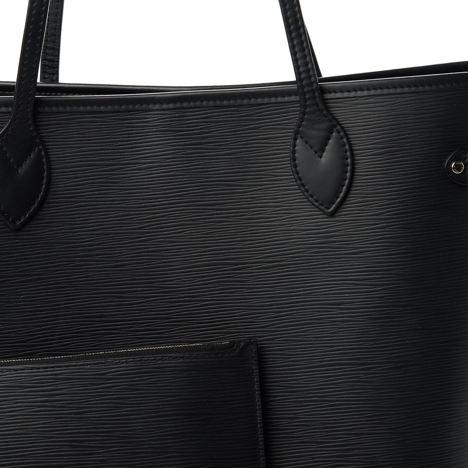 Louis Vuitton Epi Neverfull MM Black 10 of 11
