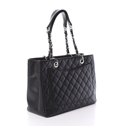 Chanel Caviar Quilted Grand Shopping Tote GST Black 2 of 9