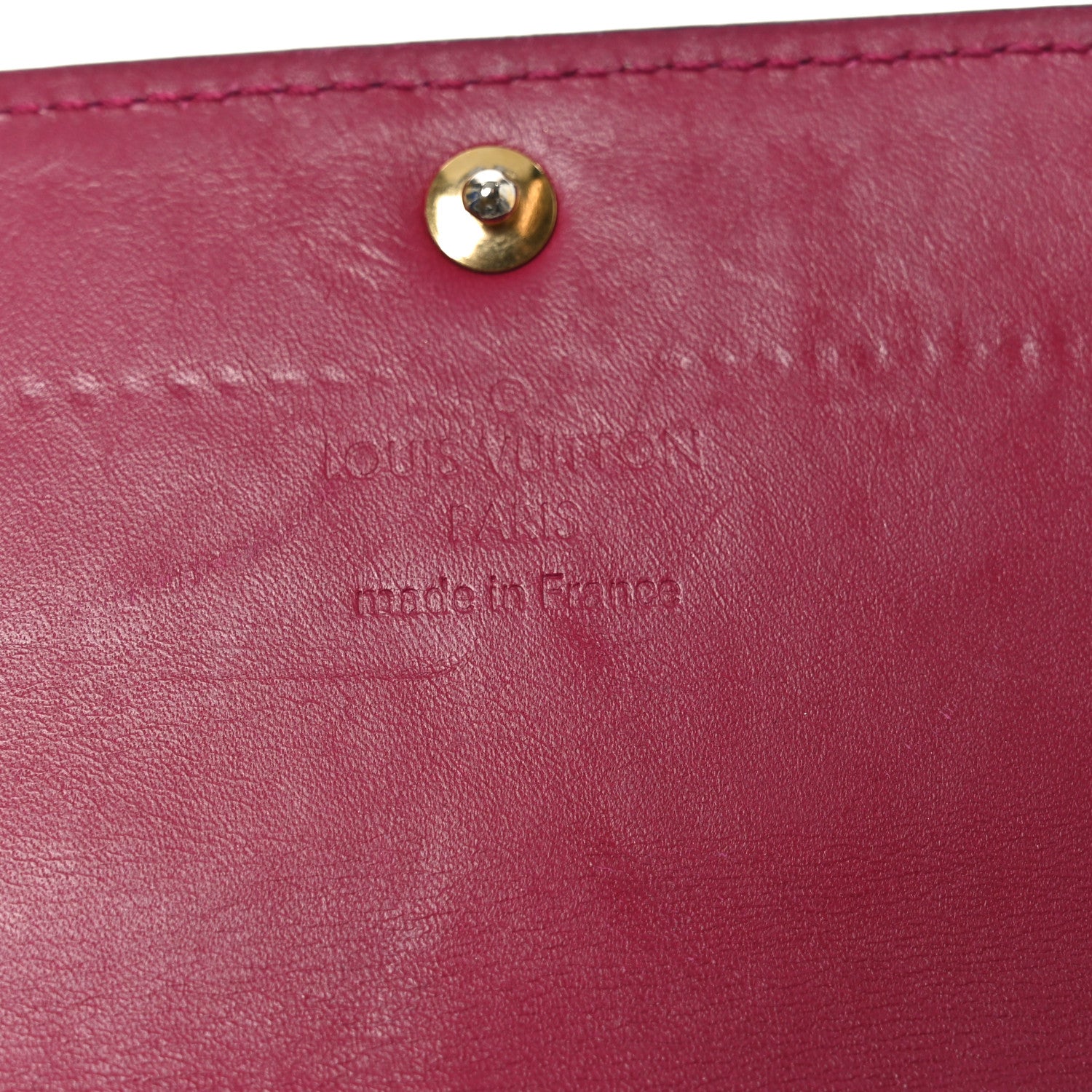 Louis Vuitton Vernis Sarah Wallet Rose Indien 6 of 7