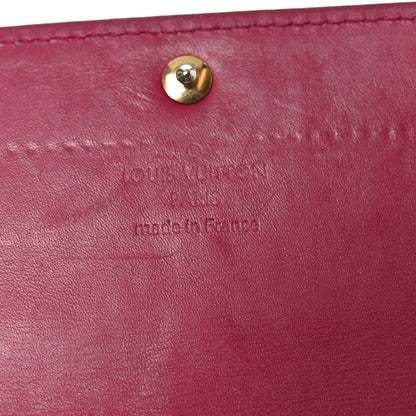 Louis Vuitton Vernis Sarah Wallet Rose Indien 6 of 7