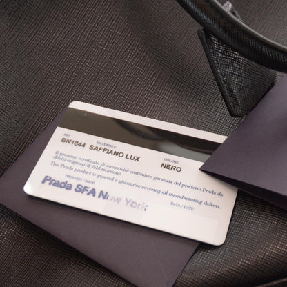 Prada Saffiano Lux Tote Black 8 of 8