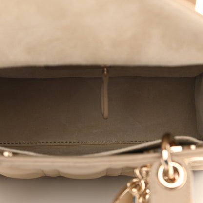Christian Dior Lambskin Cannage Small My ABCDior Lady Dior Beige 9 of 19