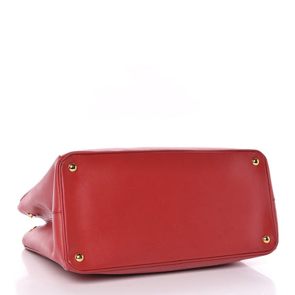 Prada Saffiano Lux Large Tote Fuoco 4 of 11