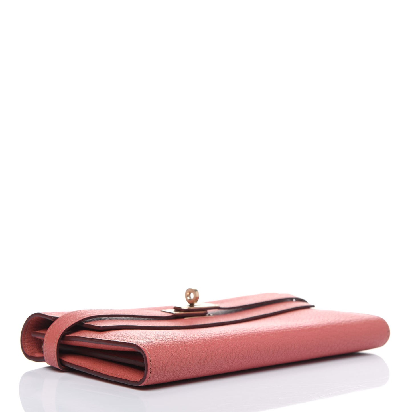 Chevre Mysore Kelly Longue Wallet Rose The