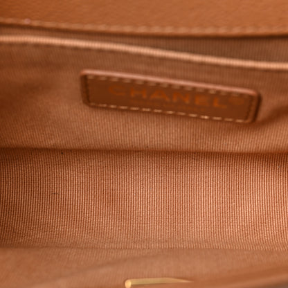 Chanel Caviar Quilted Small Boy Flap Brown 5 of 9