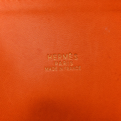 Hermes Ostrich Bolide 31 Orange 7 of 10