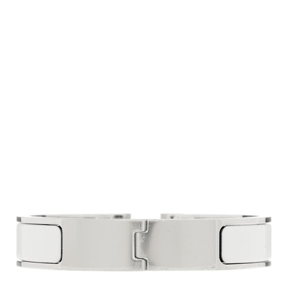 Hermes Enamel Narrow Clic Clac H Bracelet PM White 3 of 5