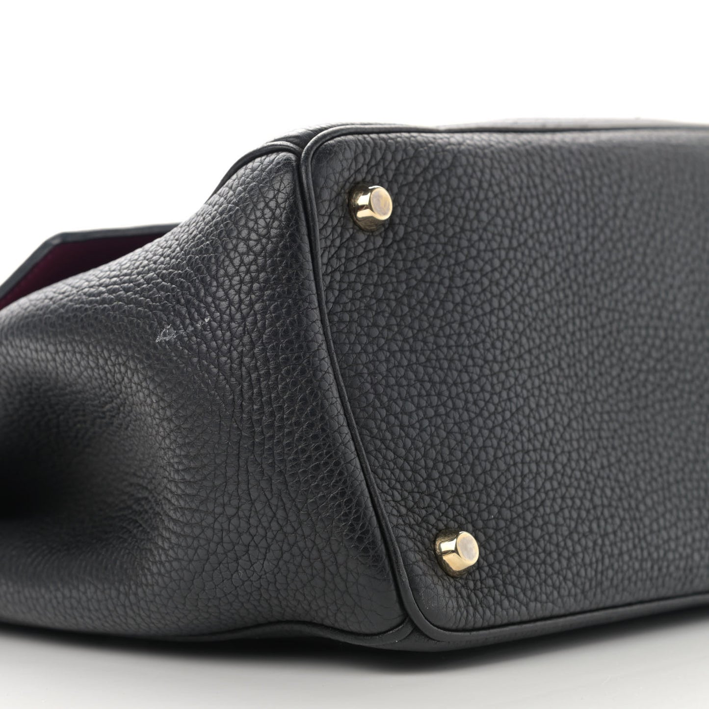 Bullcalf Medium Be Dior Flap Black Fraise