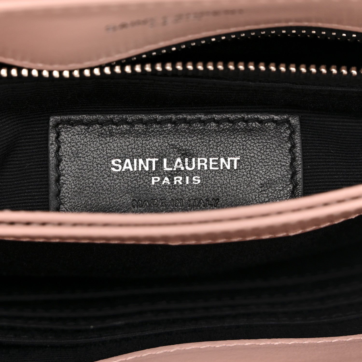 Saint Laurent Calfskin Y Quilted Monogram Toy Loulou Crossbody Bag Pale Blush 7 of 12
