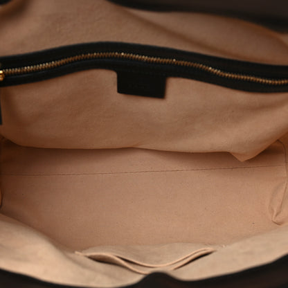 Gucci Guccissima Linea A Foldover Tote Black 5 of 10