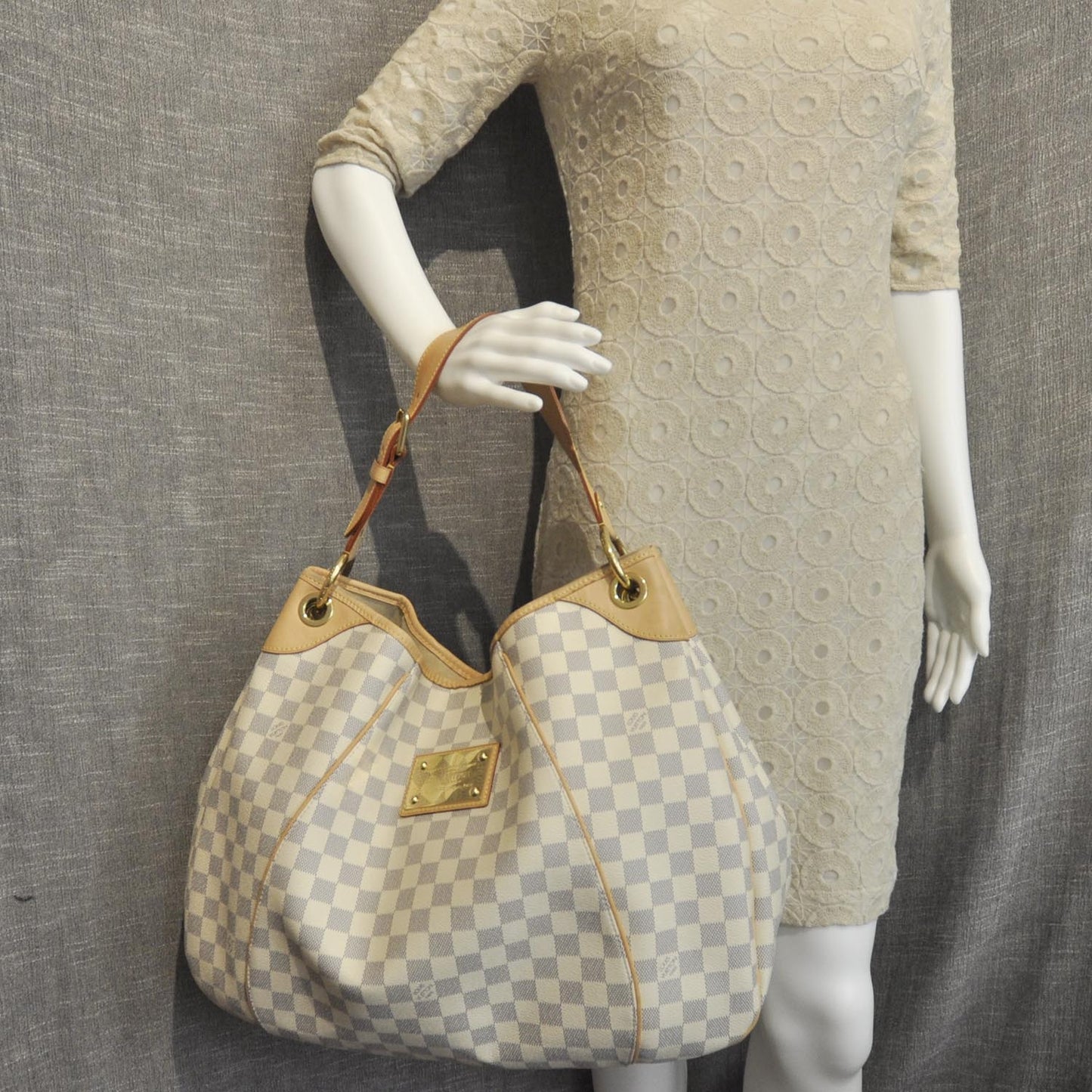 Damier Azur Galliera GM