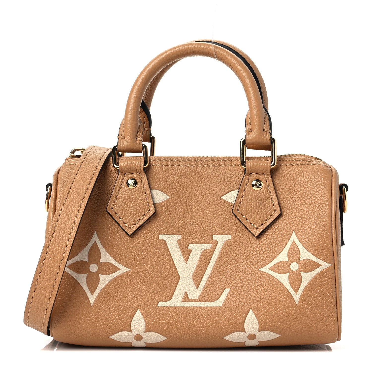 Louis Vuitton Empreinte Monogram Giant Nano Speedy Arizona Creme 1 of 6