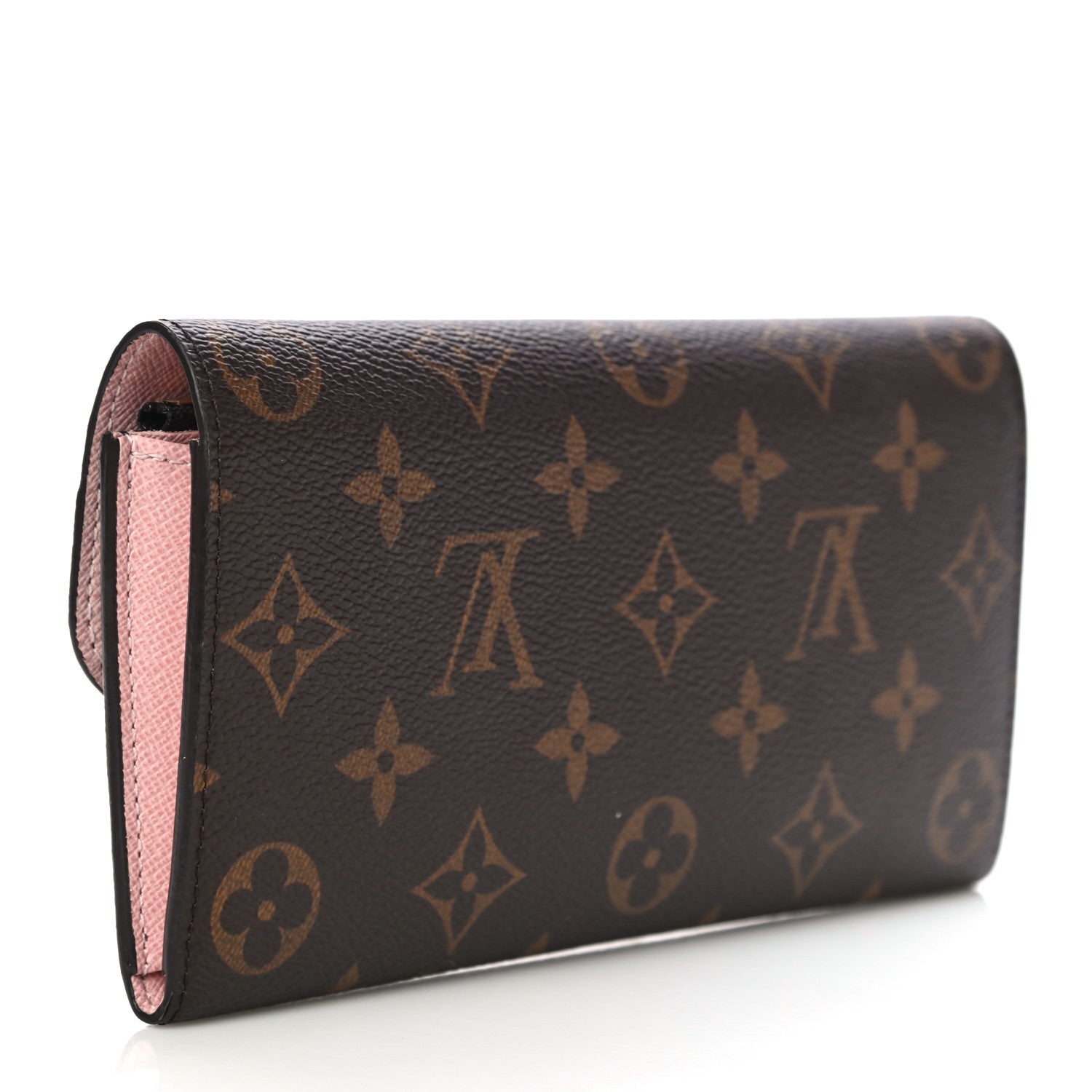 Louis Vuitton Monogram Emilie Wallet Rose Ballerine 3 of 10