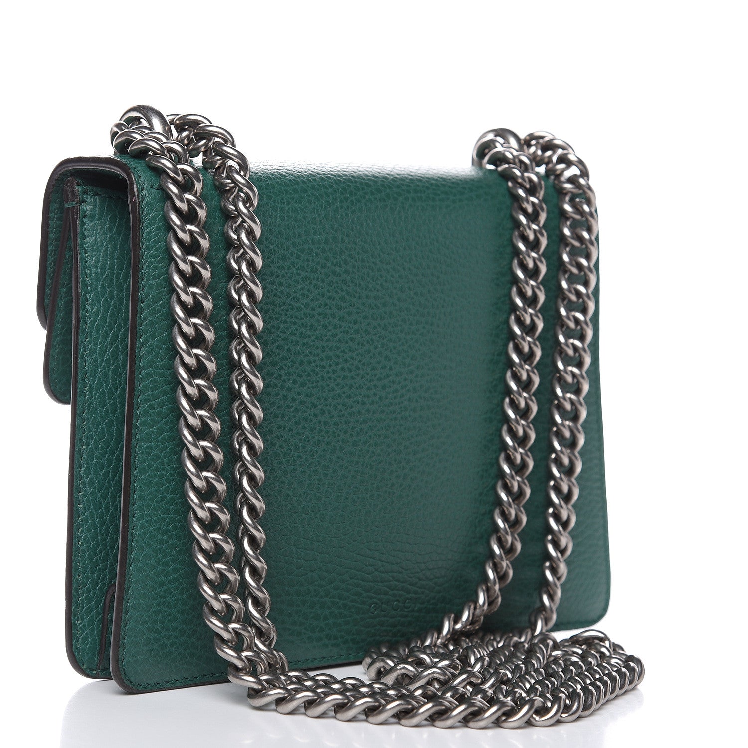 Gucci Calfskin Mini Dionysus Shoulder Bag Emerald 3 of 10