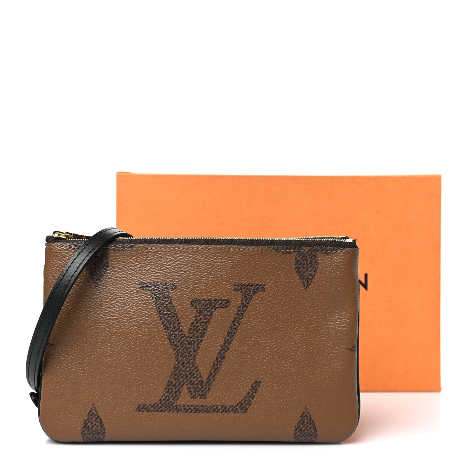 Louis Vuitton Reverse Monogram Giant Double Zip Pochette 11 of 11