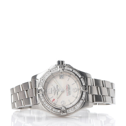 Breitling Stainless Steel Diamond 33mm Colt Oceane Quartz Watch A77380 2 of 5
