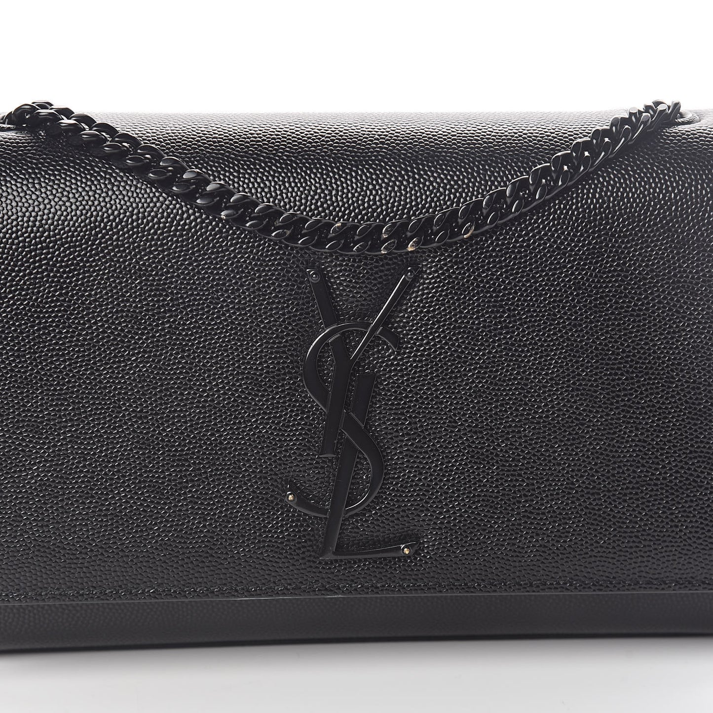 Grain De Poudre Small Monogram Kate Satchel Black