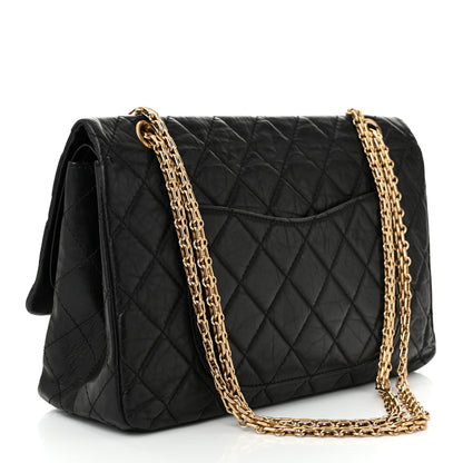 Chanel Aged Calfskin Quilted 2.55 Reissue 227 Flap Black 3 of 10