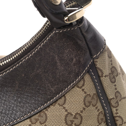 Gucci Monogram Large D Gold Hobo Dark Brown 6 of 6