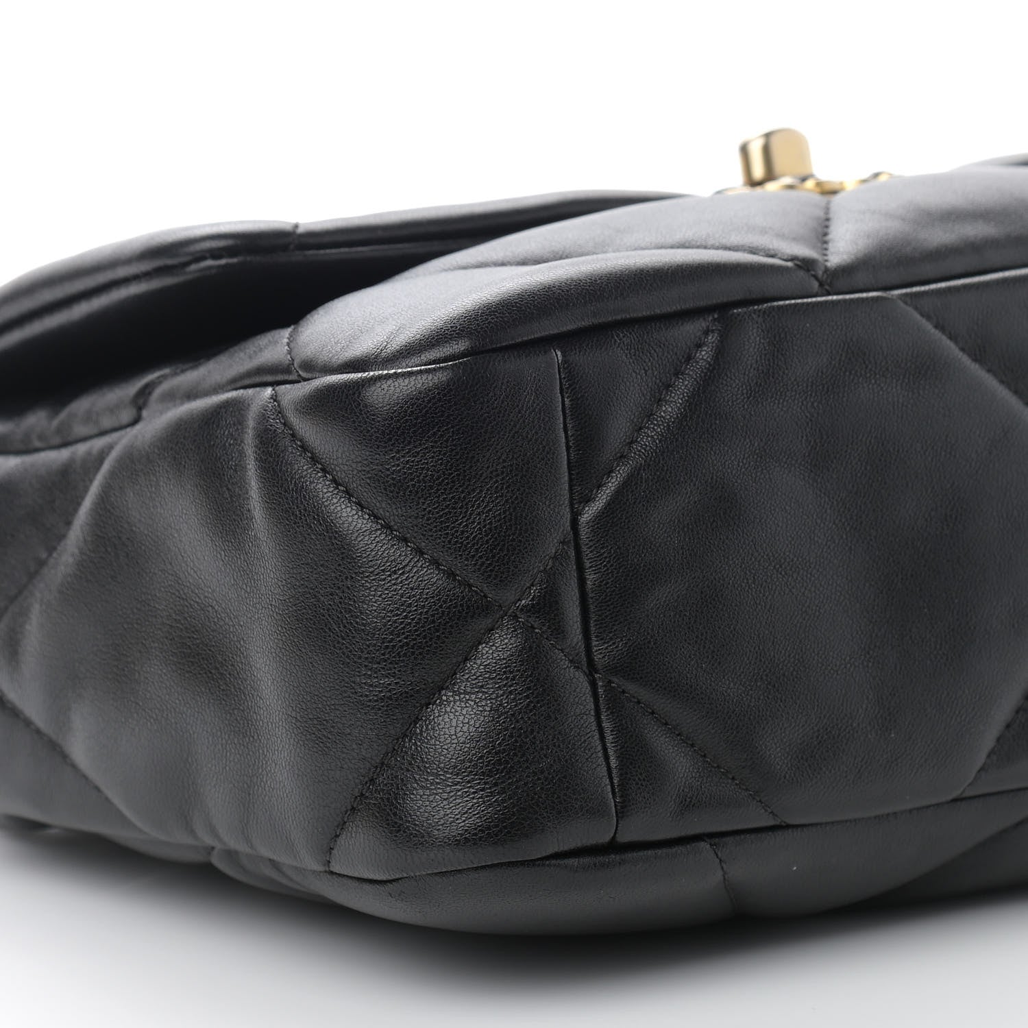 Chanel Lambskin Quilted Medium Chanel 19 Flap Black 9 of 11