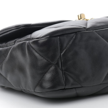 Chanel Lambskin Quilted Medium Chanel 19 Flap Black 9 of 11