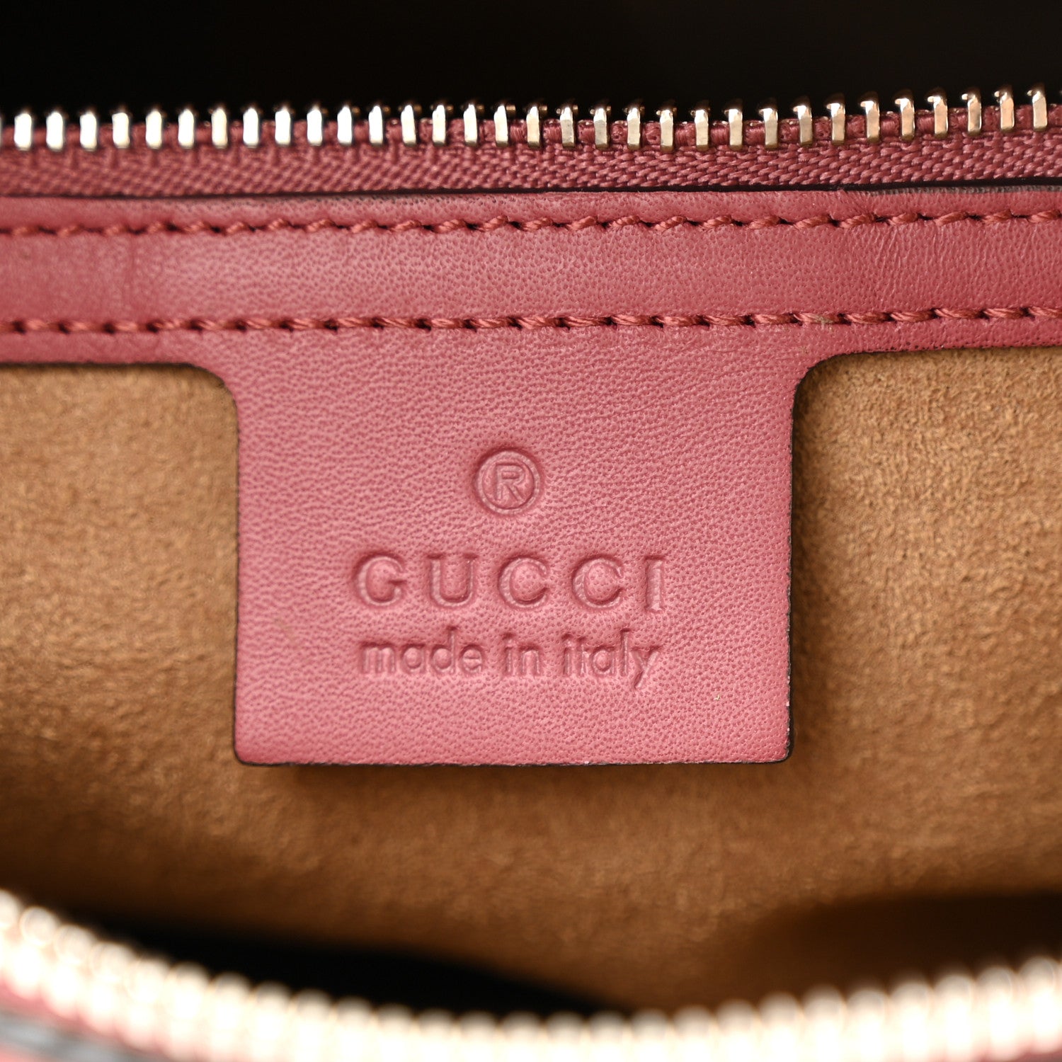 Gucci GG Supreme Monogram Blooms Small Boston Beige Multicolor Dry Rose 6 of 10