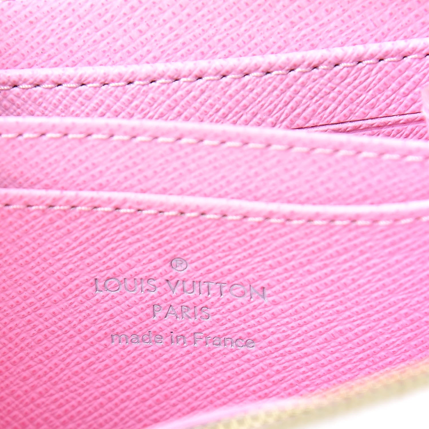 Louis Vuitton Monogram Multicolor Zippy Coin Purse Wallet White Litchi 6 of 8