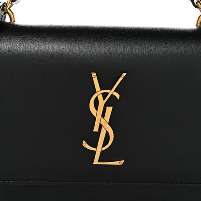 Saint Laurent Calfskin Monogram Sunset Chain Wallet Black 7 of 10
