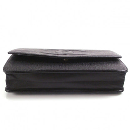 Chanel Caviar Wallet on Chain Black 4 of 10
