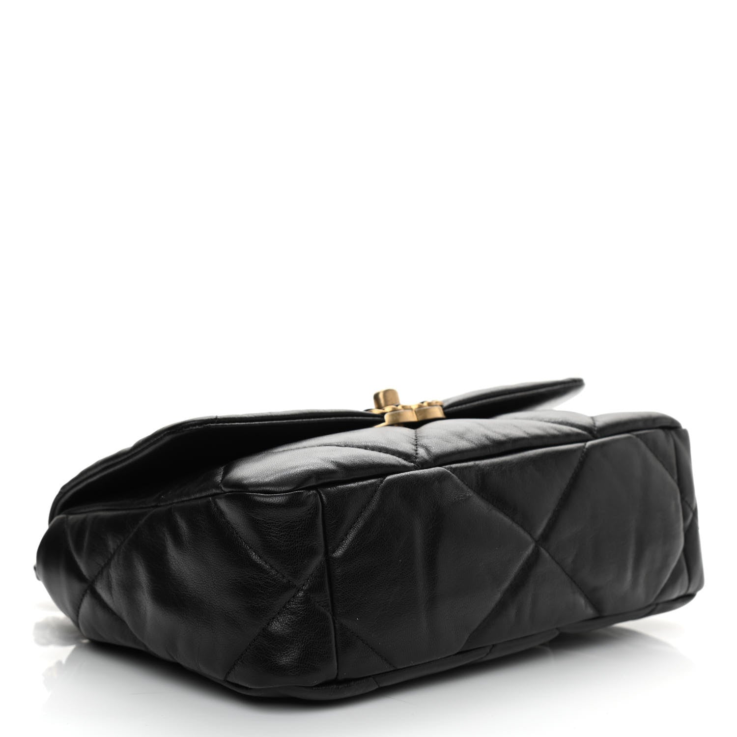 Chanel Goatskin Quilted Medium Chanel 19 Flap Black 4 of 11