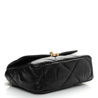 Chanel Goatskin Quilted Medium Chanel 19 Flap Black 4 of 11
