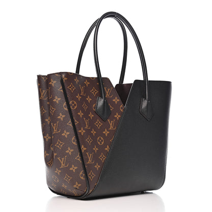 Louis Vuitton Calfskin Monogram Kimono Tote Black 3 of 12