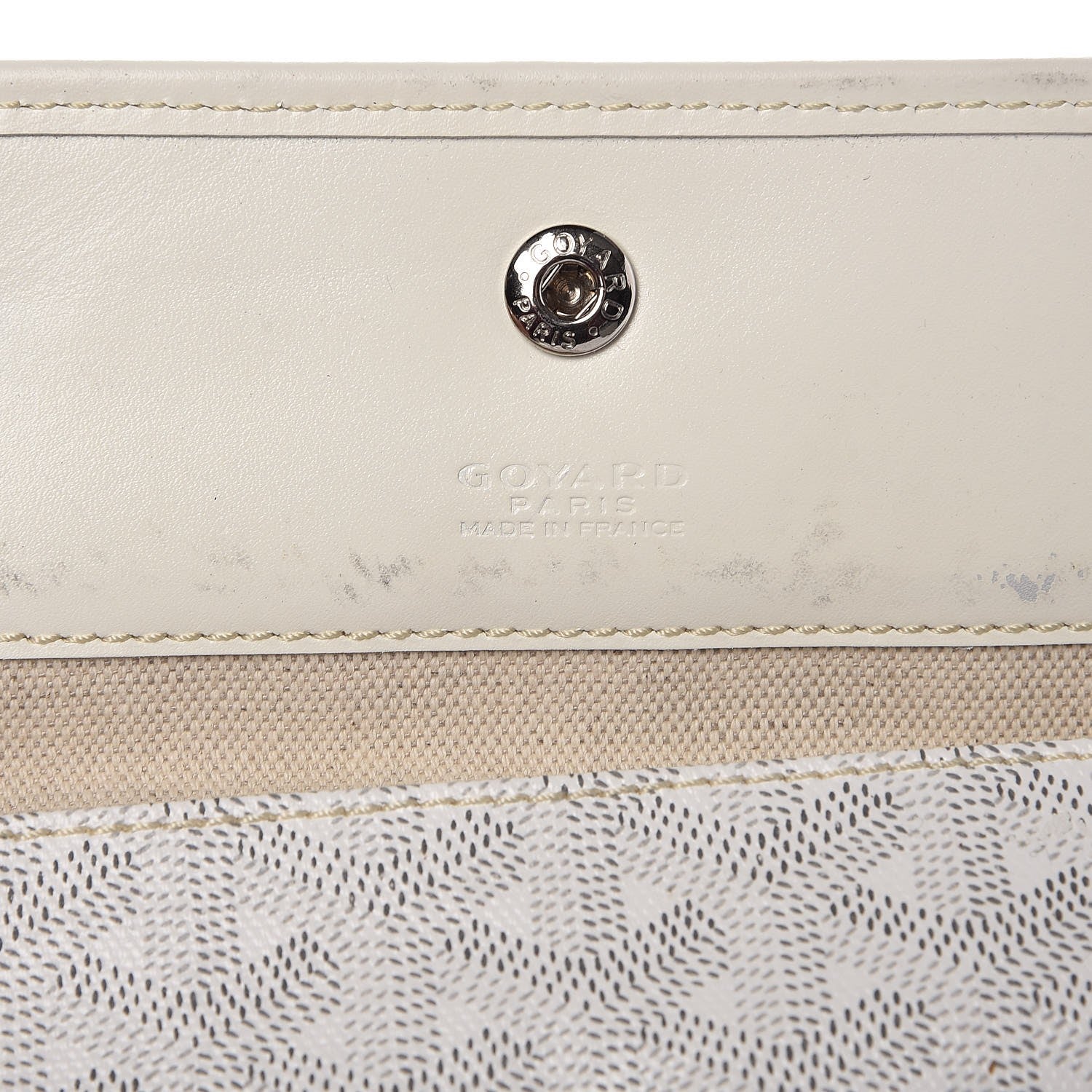 Goyard Goyardine Saint Louis GM White 8 of 16