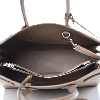 Saint Laurent Grained Calfskin Small Sac De Jour Dark Beige 4 of 13