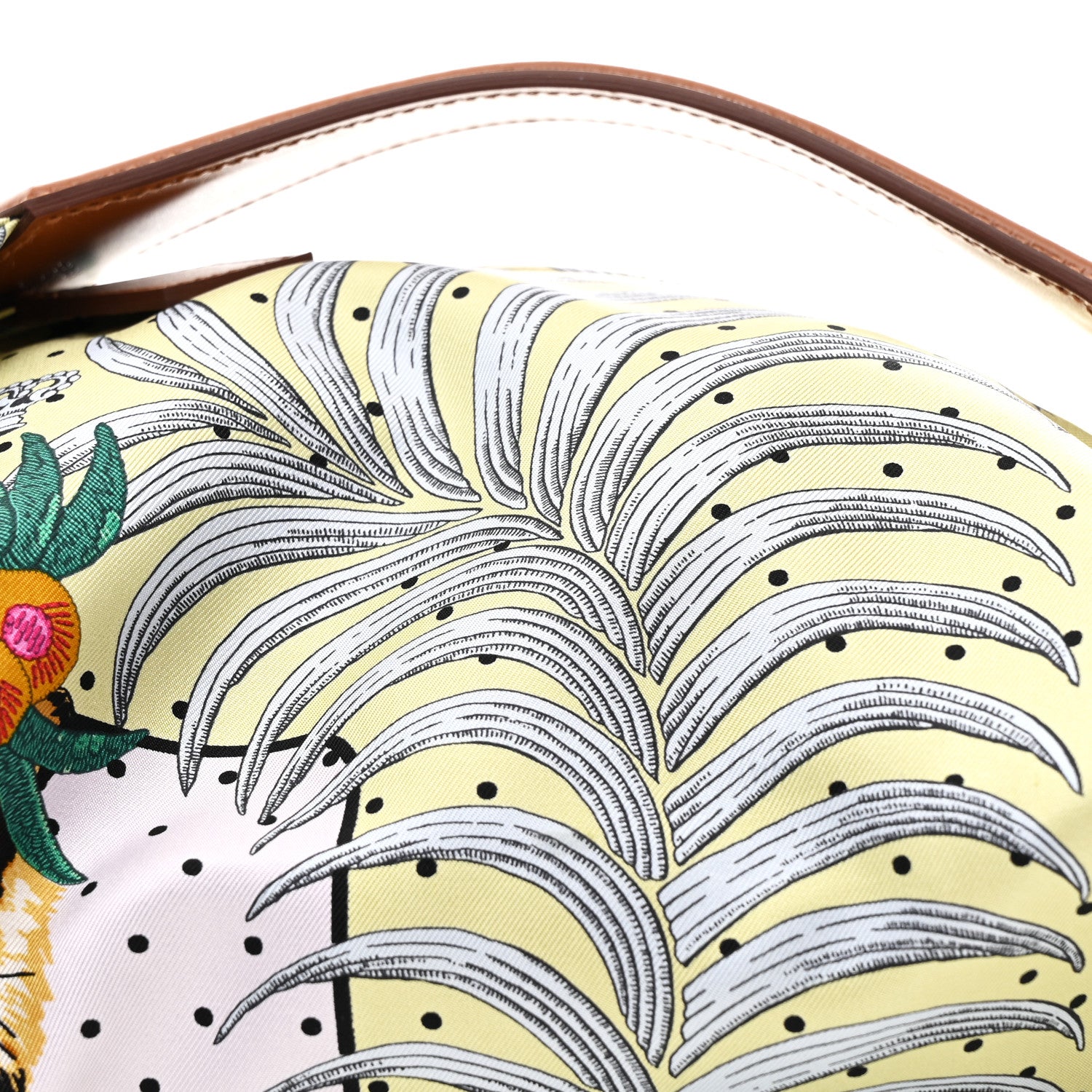 Hermes Silk Balusoie Bag Jaune Bourgeon 9 of 12