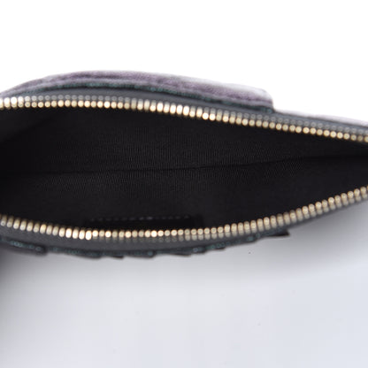 Chanel Iridescent Caviar Quilted Classic Flat Wallet Pouch Black 5 of 8